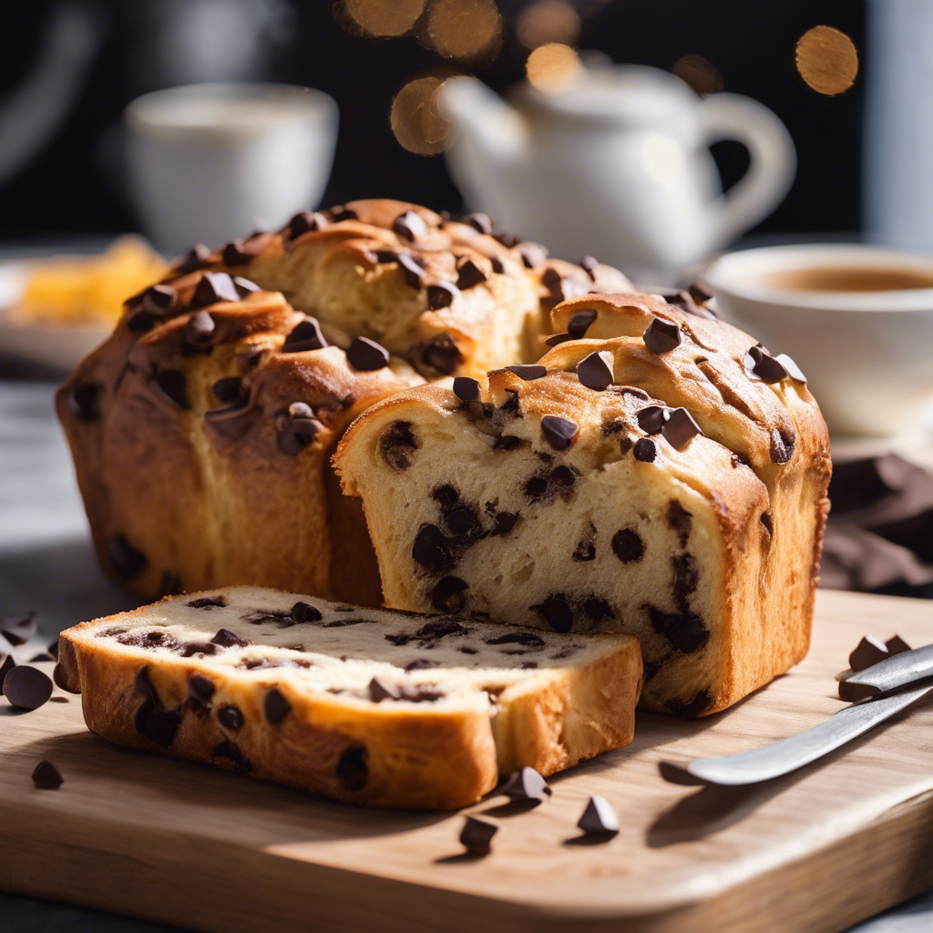 Chocolate Chip Brioche Bread